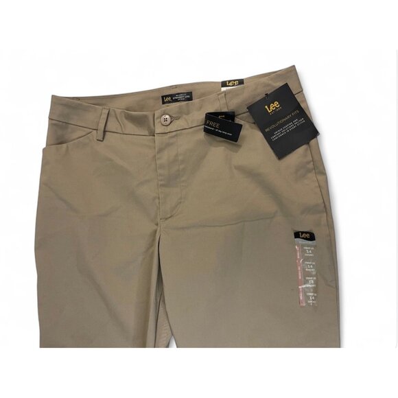 Women's Lee® Wrinkle-Free Relaxed Fit Straight-Leg Pants - Picture 2 of 12